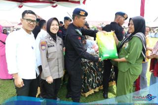 Program Pangan Murah, Polda Sumut Salurkan Ratusan Ton Beras